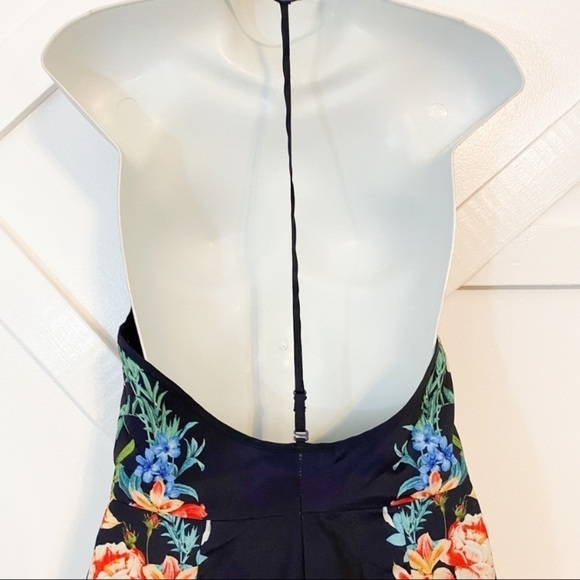 Keepsake Botanical Navy Floral Playsuit Romper Sz Small - Picture 12 of 15